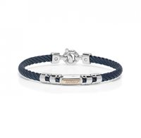 Bracciale Baraka Uomo in Acciaio Diamante 0.02 Ct BR332031ROAC200002 - BR332031ROAC200002